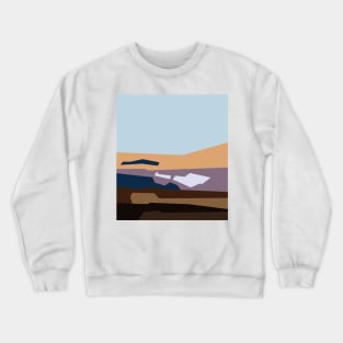 Beautiful abstract cartoon landscape Crewneck Sweatshirt